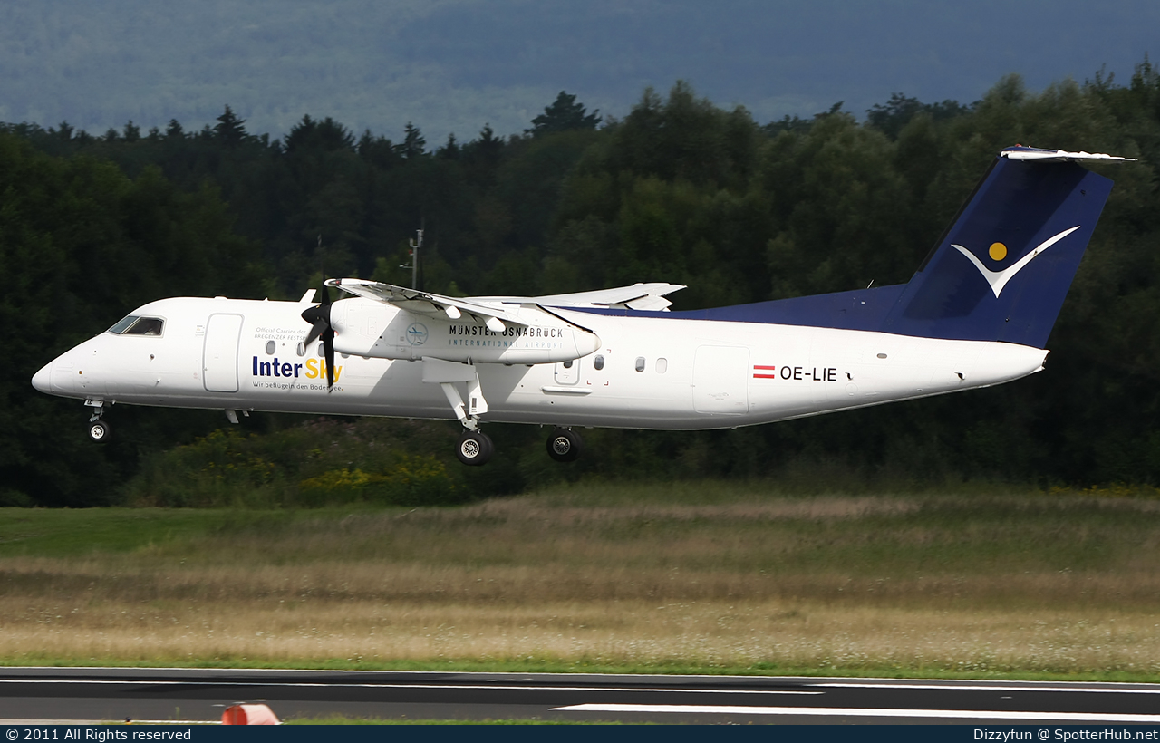 Photo of OE-LIE - Bombardier DHC-8-315 Dash 8 Q300 operated by InterSky