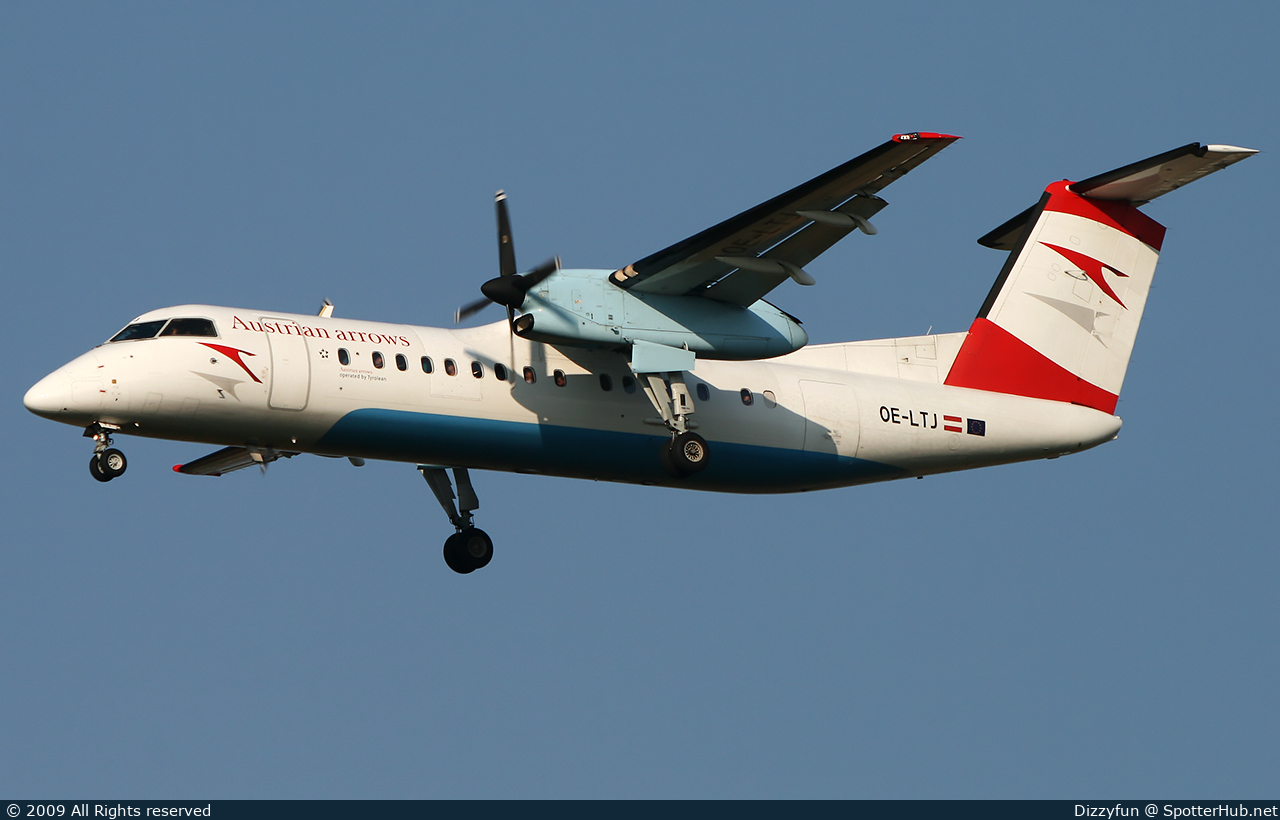 Photo of OE-LTJ - Bombardier DHC-8-314 Dash 8 Q300 operated by Austrian Arrows (opb Tyrolean Airways)