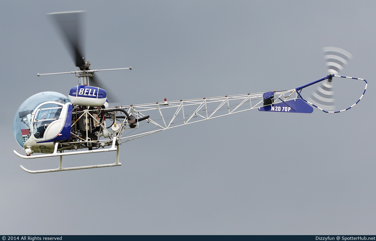 Photo of N2070P - Bell 47G-3B-1 operated by Private