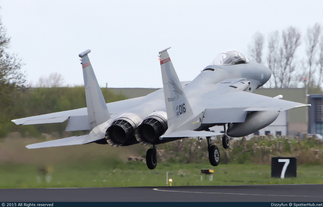 Photo of 82-0016 - McDonnell Douglas F-15C Eagle operated by US Air Force