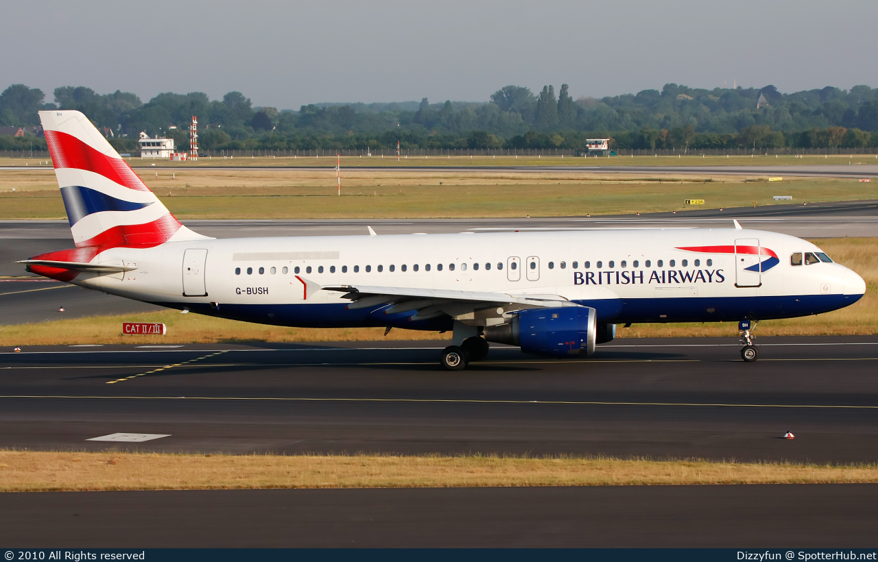 Photo of G-BUSH - Airbus A320-211 operated by British Airways