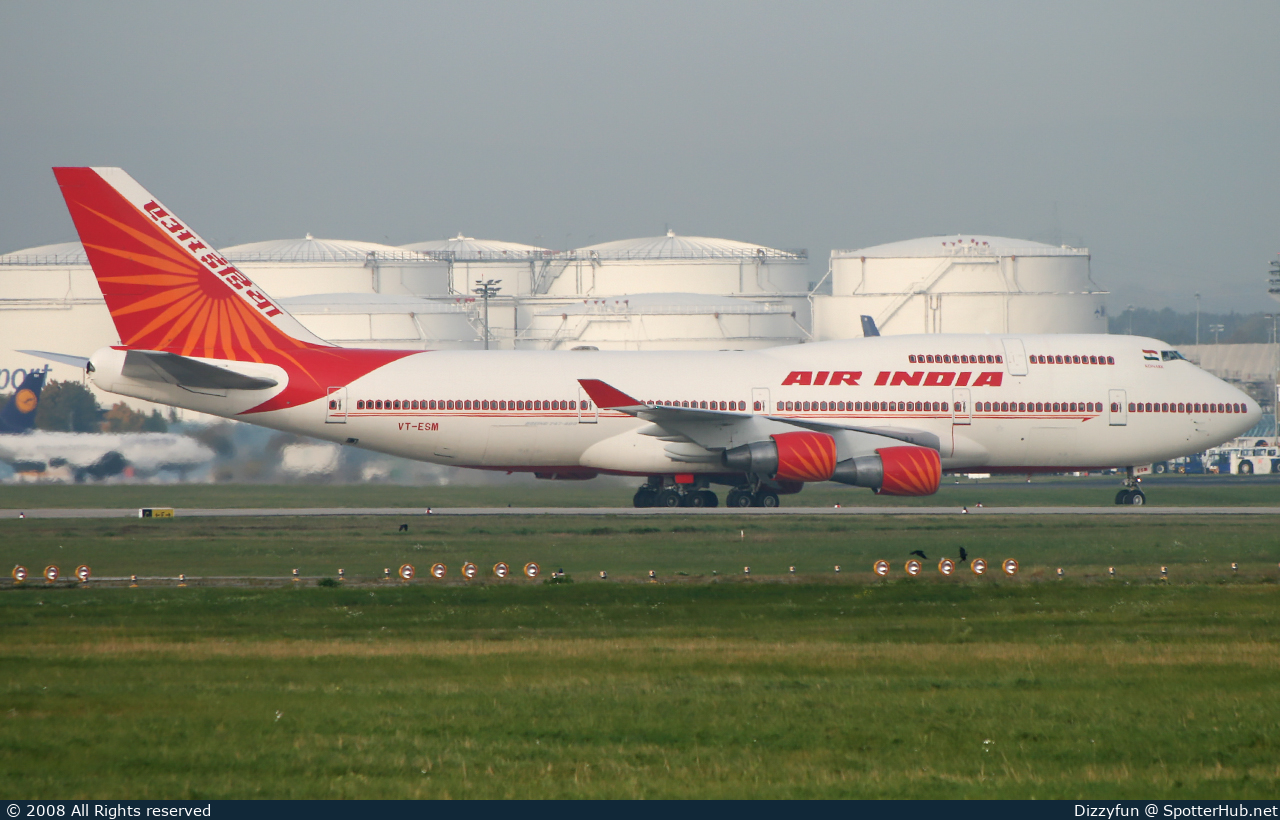 Photo of VT-ESM - Boeing 747-437 operated by Air India