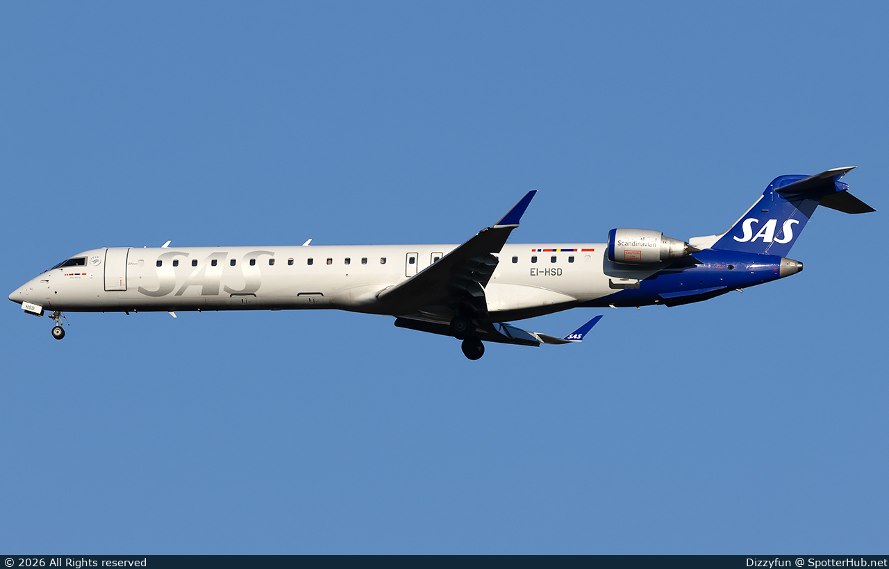 Photo of EI-HSD - Bombardier CRJ-900LR operated by SAS Scandinavian Airlines (opb CityJet)