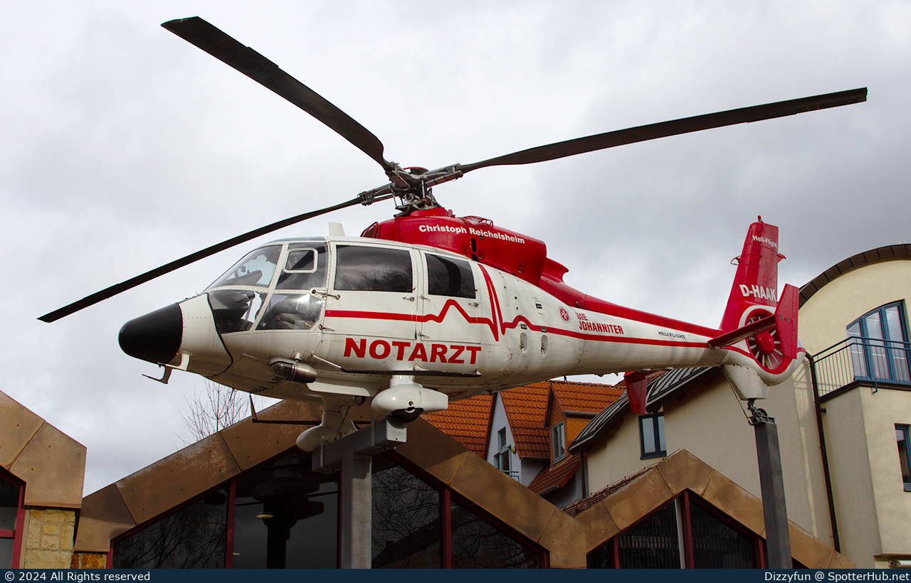 Photo of D-HAAK - Aérospatiale AS365C3 Dauphin 2 at Helicopter Museum