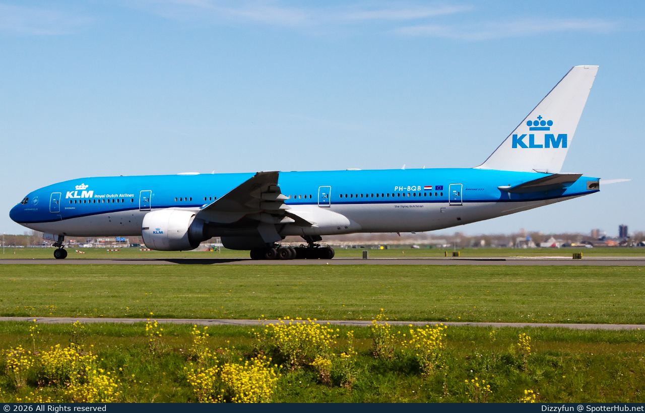 Photo of PH-BQB - Boeing 777-206(ER) operated by KLM Royal Dutch Airlines