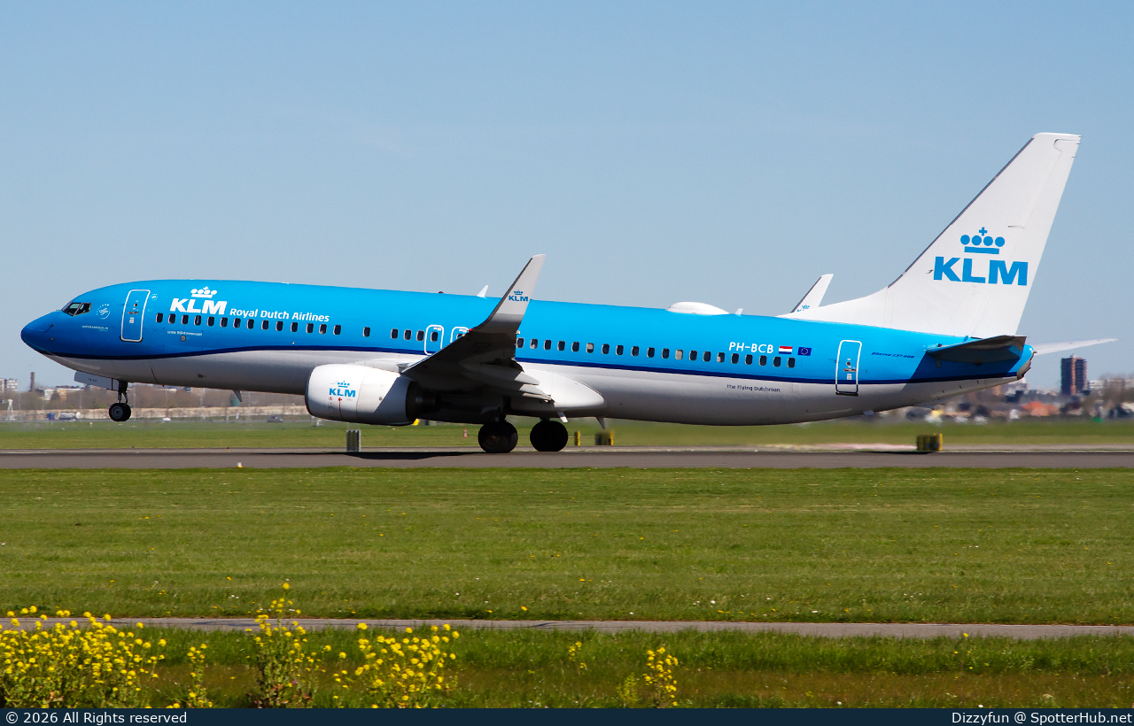 Photo of PH-BCB - Boeing 737-8K2 operated by KLM Royal Dutch Airlines