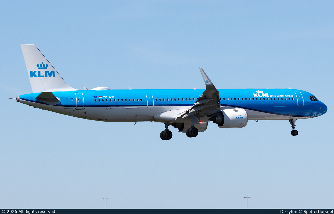 Photo of PH-AXL - Airbus A321-252NX operated by KLM Royal Dutch Airlines