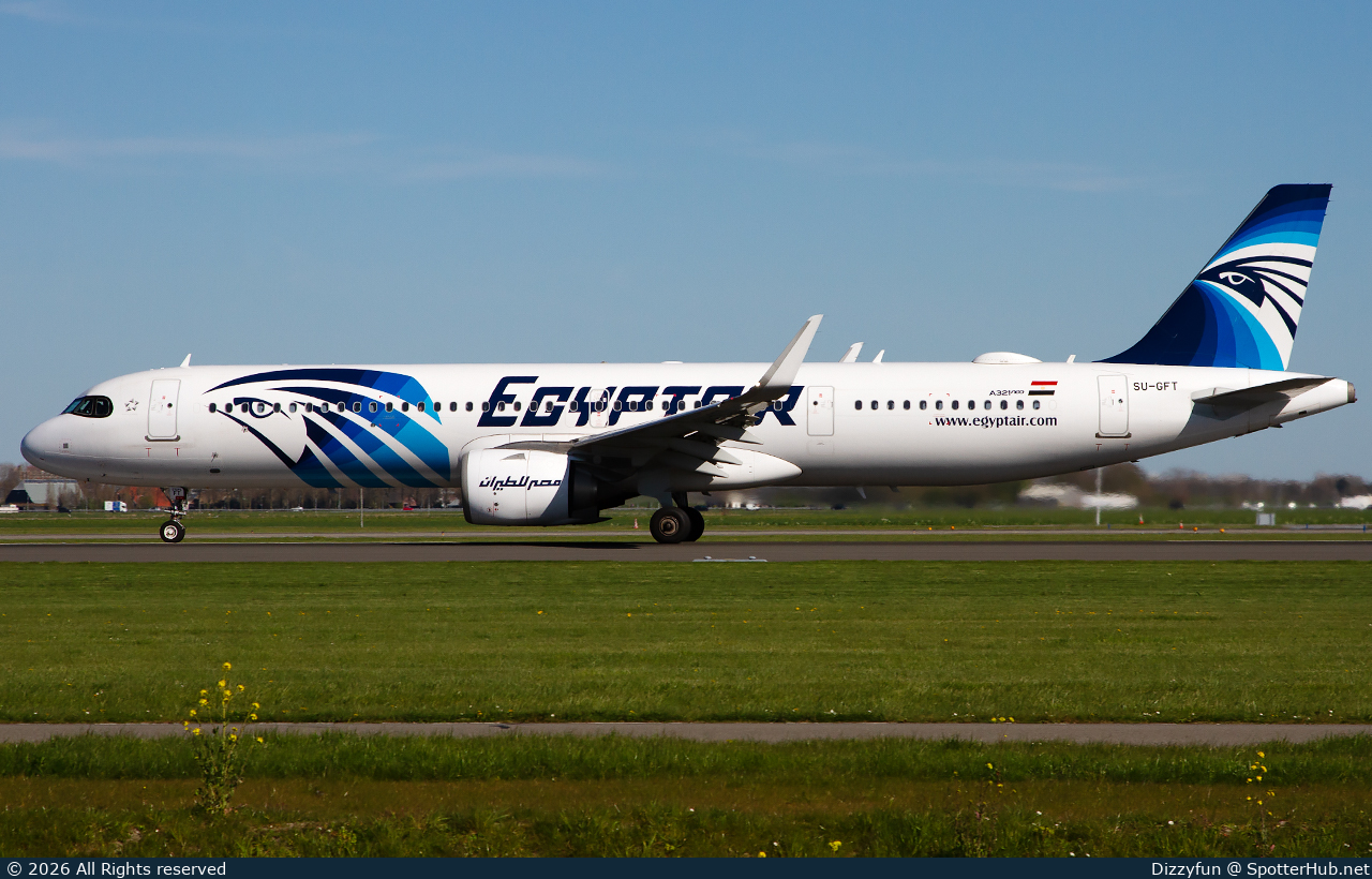 Photo of SU-GFT - Airbus A321-251NX operated by Egyptair