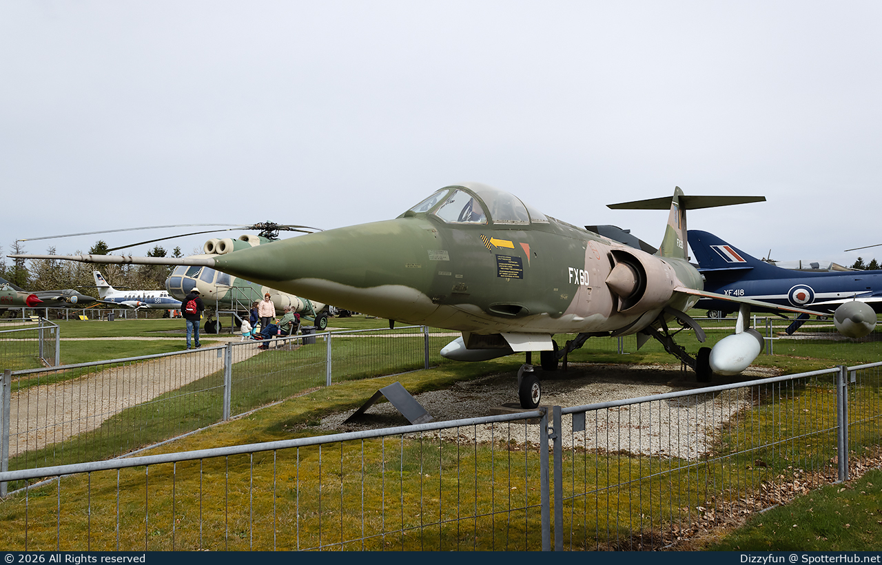 Photo of FX-60 - Lockheed F-104G Starfighter operated by Belgian Air Force