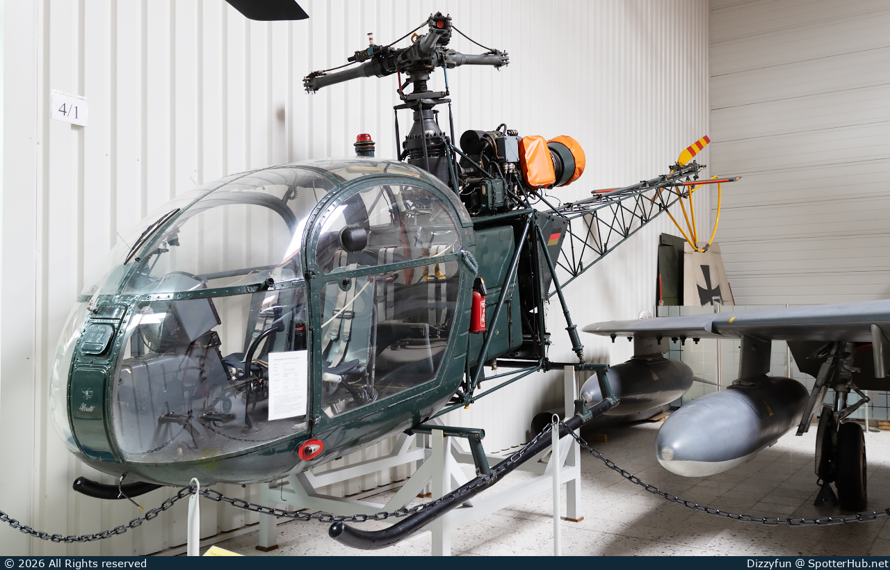 Photo of D-HBUR - Aérospatiale SE3130 Alouette II operated by German Police - Bundespolizei