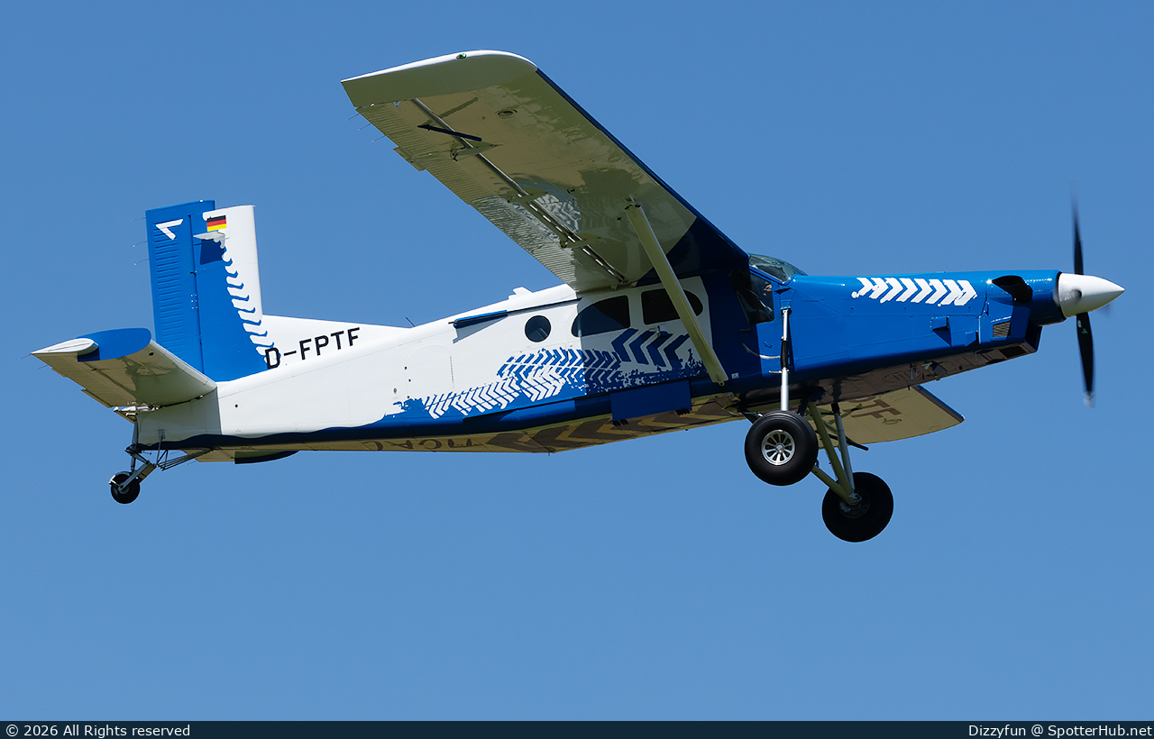 Photo of D-FPTF - Pilatus PC-6/B2-H4 Turbo Porter operated by The Flying Bones Skydiving