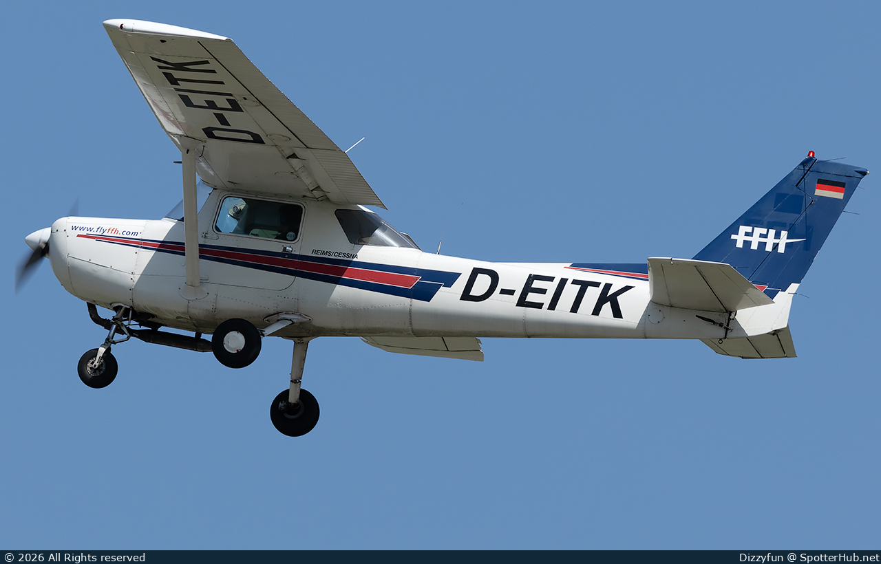Photo of D-EITK - Reims-Cessna F152 operated by FFH Flight Training