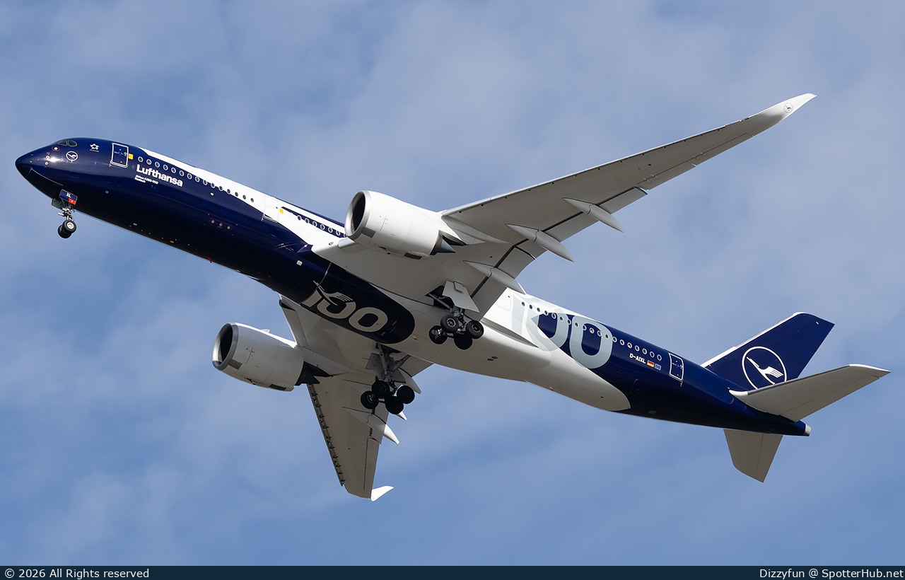 Photo of D-AIXL - Airbus A350-941 operated by Lufthansa