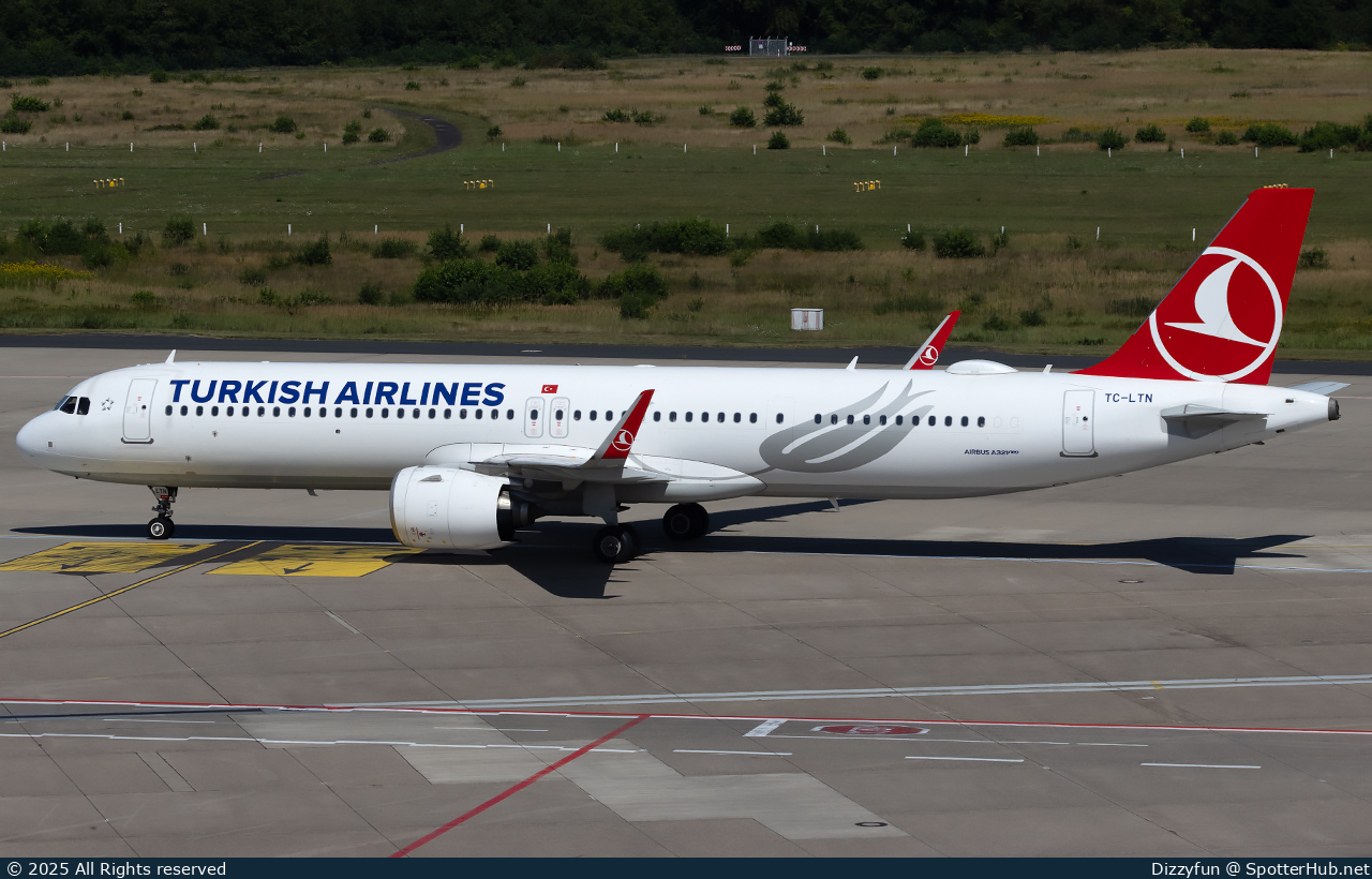 Photo of TC-LTN - Airbus A321-271NX operated by Turkish Airlines