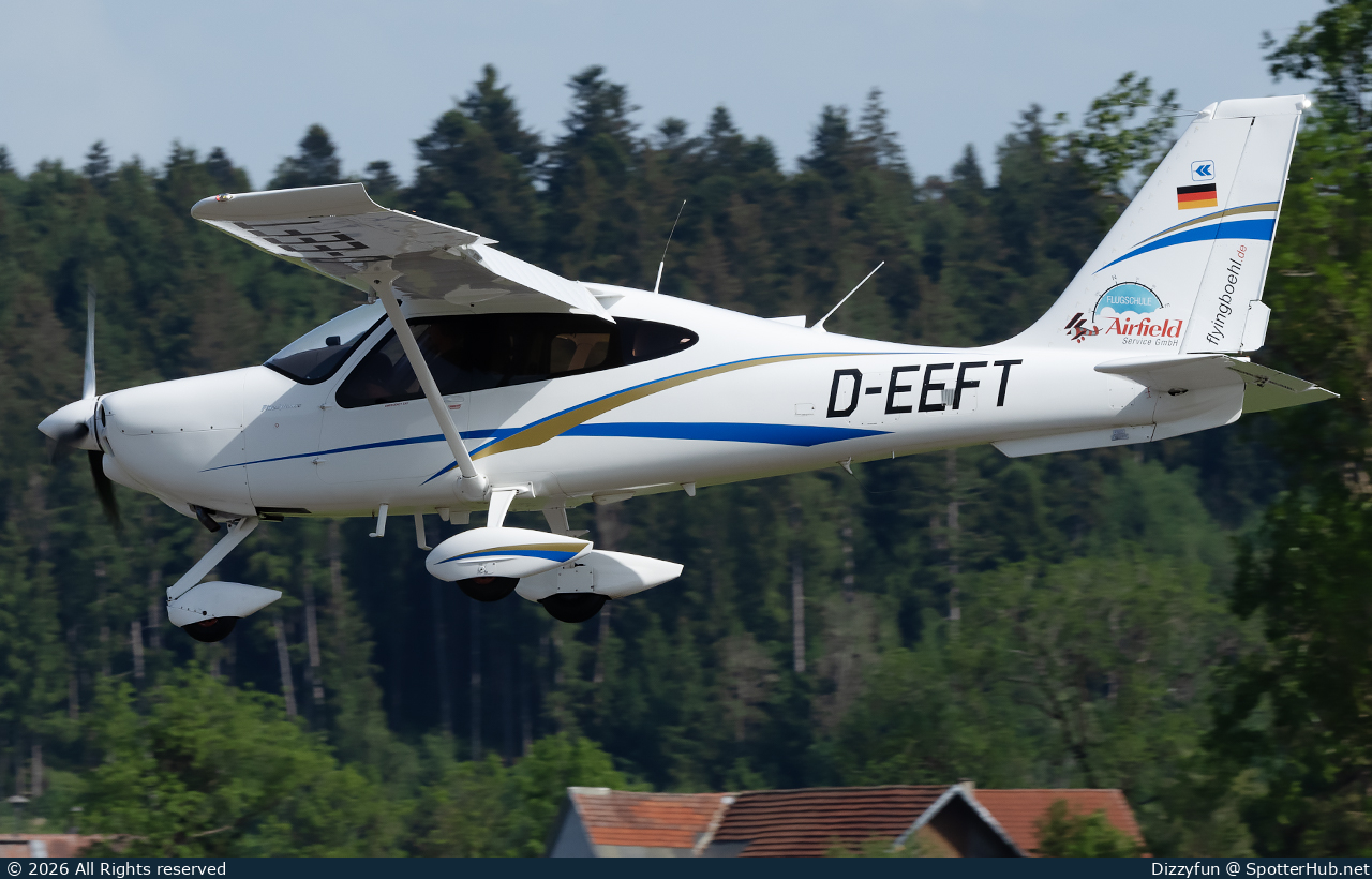 Photo of D-EEFT - Tecnam P2010 Mk.II operated by Flugschule Airfield Service