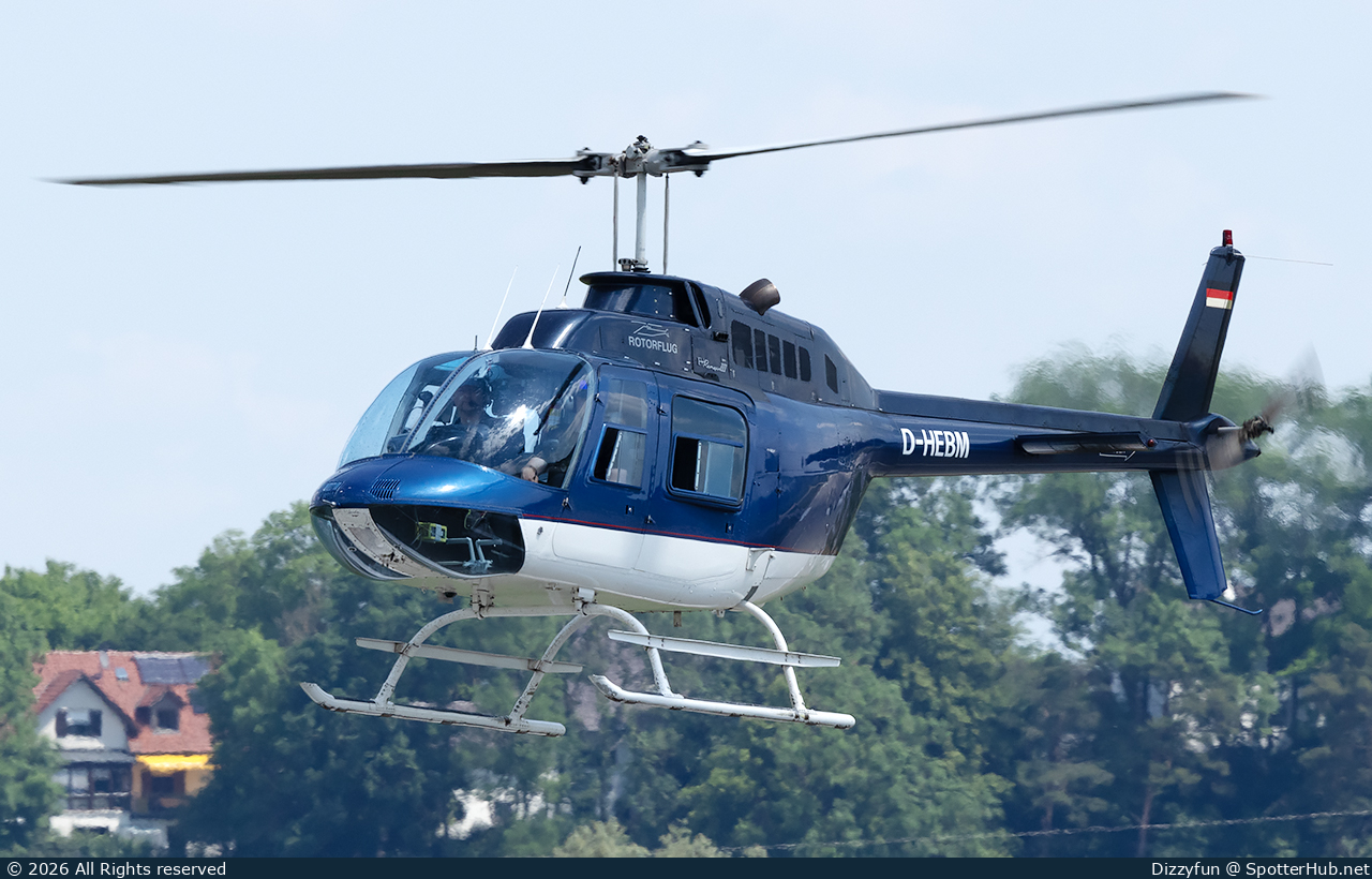 Photo of D-HEBM - Bell 206B JetRanger III operated by Rotorflug