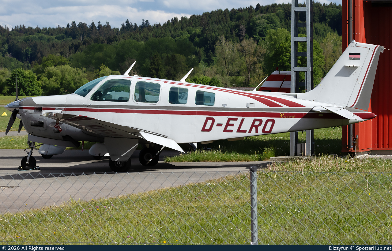 Photo of D-ELRO - Beechcraft B36TC Bonanza operated by Private