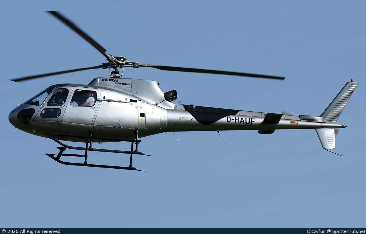 Photo of D-HAUF - Aérospatiale AS350B2 Écureuil operated by Meravo Helicopters