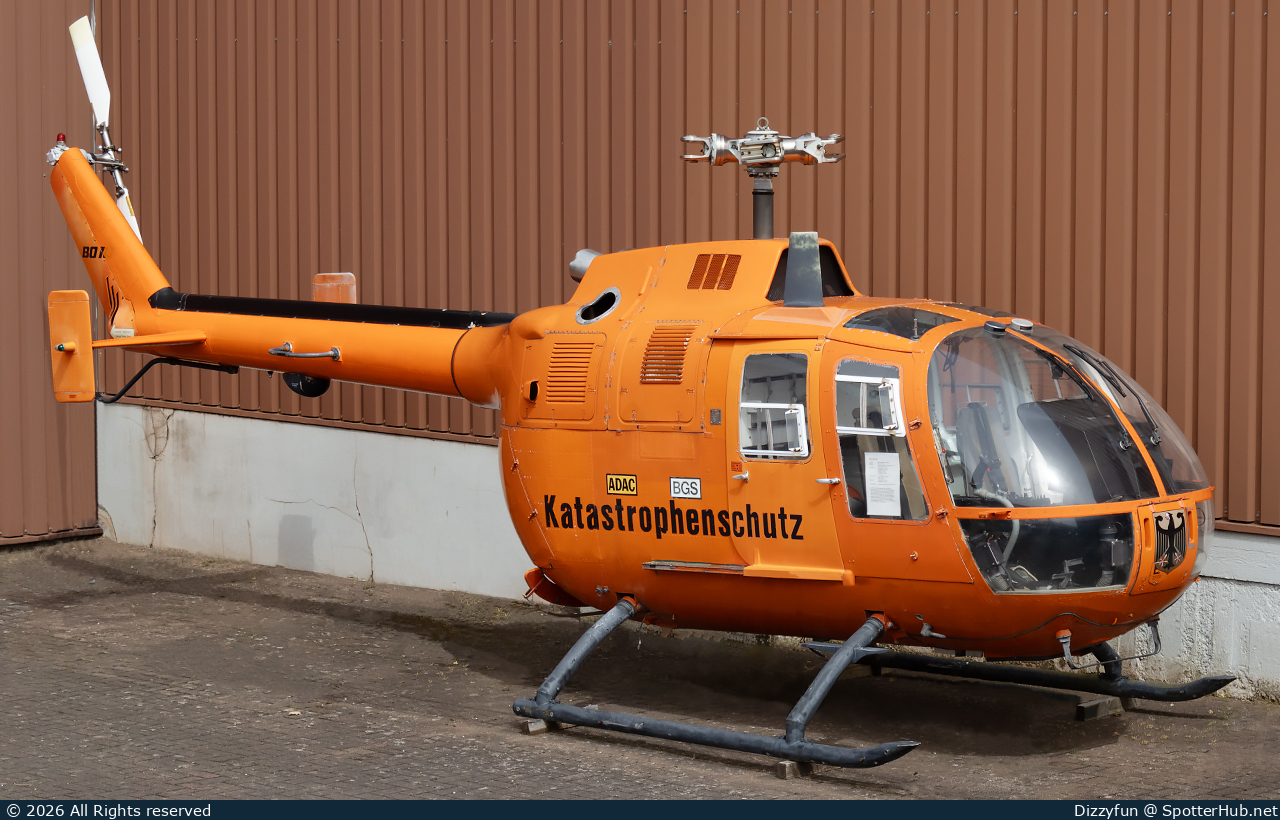 Photo of D-HMUY - MBB Bo 105CB operated by German Federal Ministry of the Interior - Katastrophenschutz