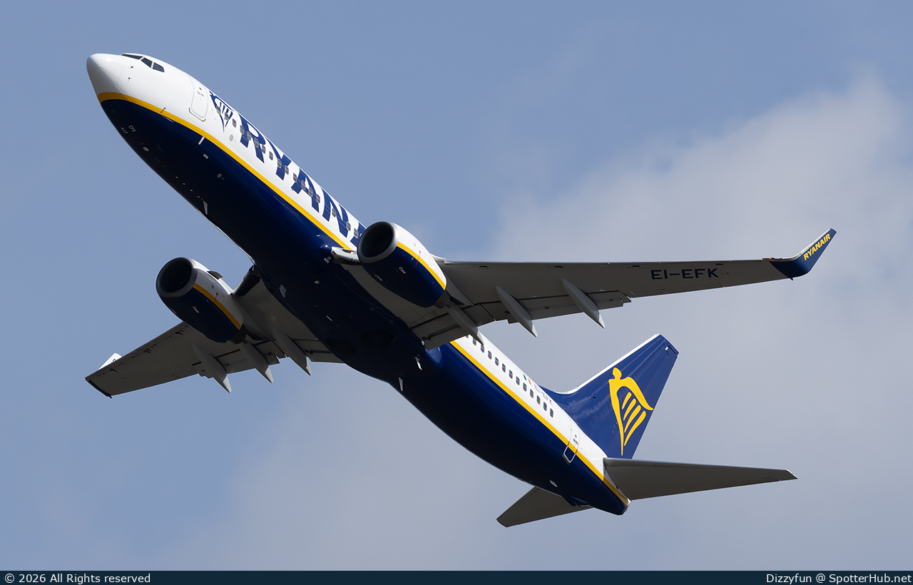 Photo of EI-EFK - Boeing 737-8AS operated by Ryanair