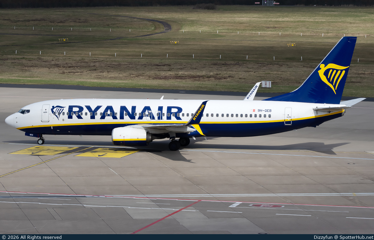 Photo of 9H-QEB - Boeing 737-8AS operated by Ryanair (opb Malta Air)