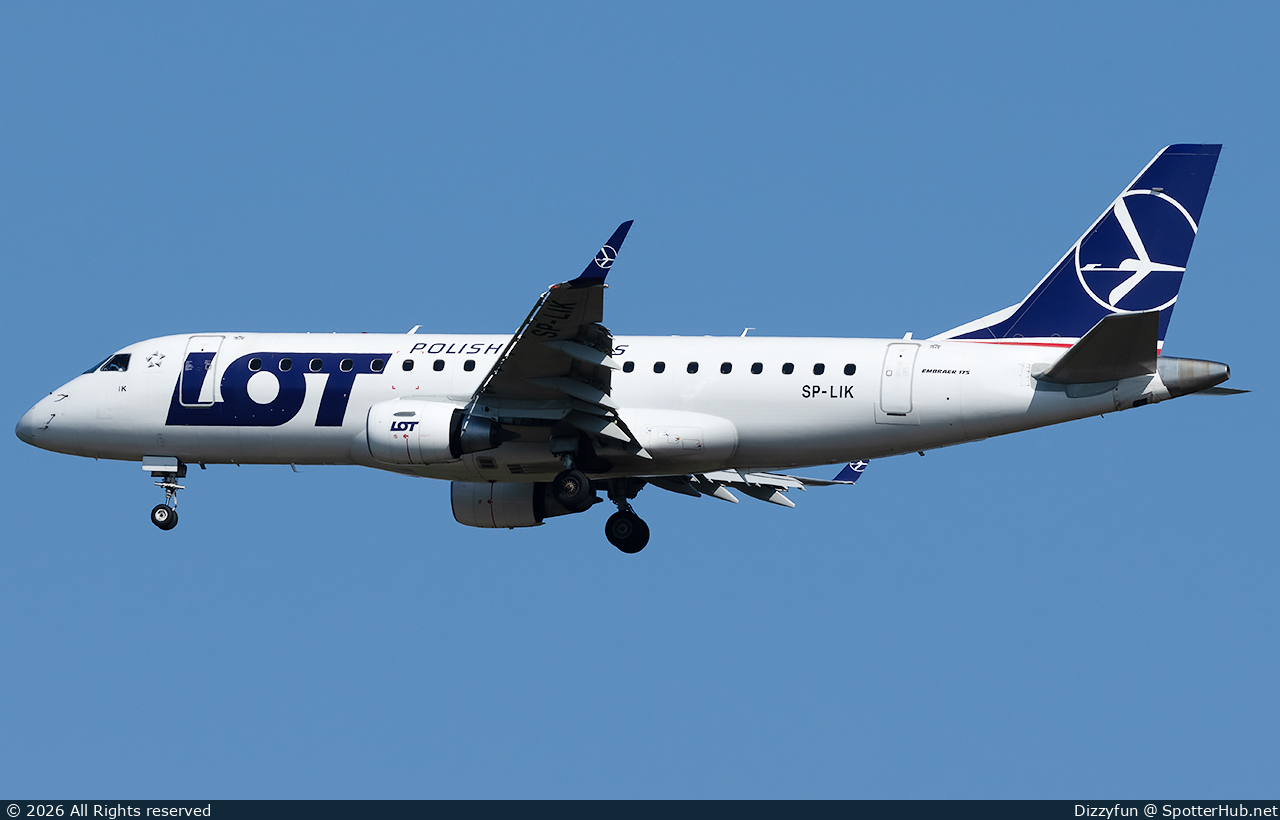 Photo of SP-LIK - Embraer ERJ-175LR operated by LOT Polish Airlines