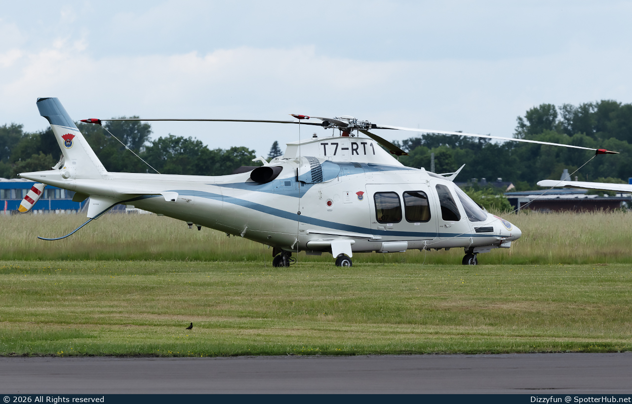Photo of T7-RT1 - Leonardo AW109SP GrandNew operated by Frikadelli Racing