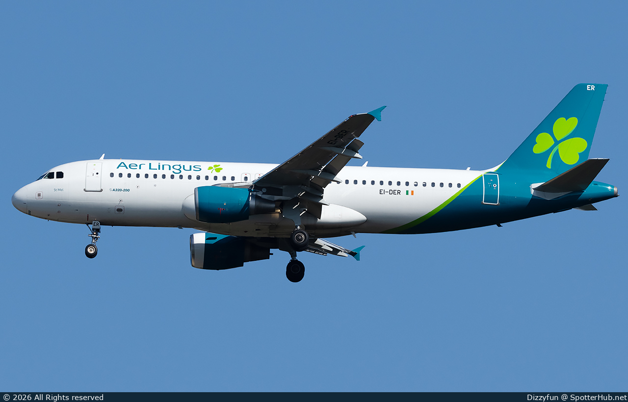 Photo of EI-DER - Airbus A320-214 operated by Aer Lingus