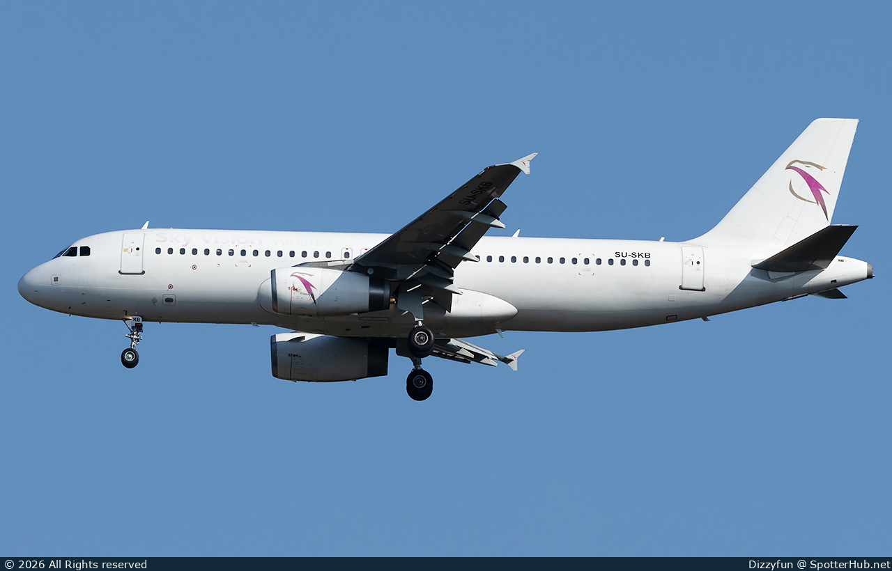 Photo of SU-SKB - Airbus A320-232 operated by Sky Vision Airlines