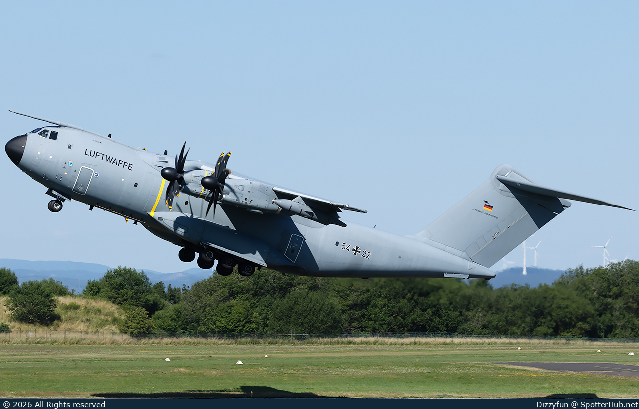 Photo of 54+22 - Airbus A400M Atlas operated by German Air Force