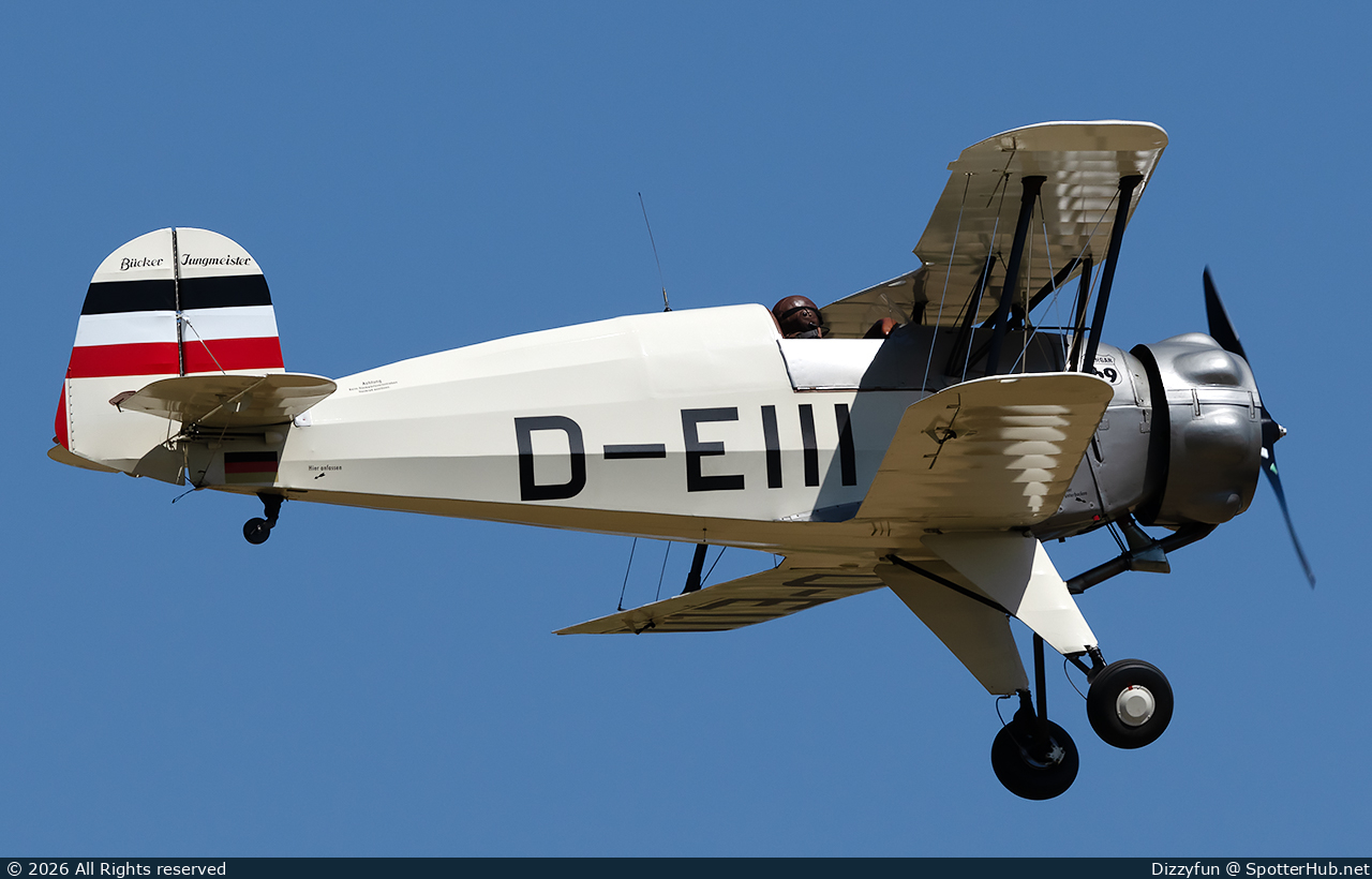 Photo of D-EIII - Bücker Bü 133C Jungmeister operated by Flieger-Stadl