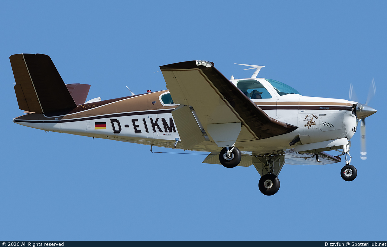 Photo of D-EIKM - Beechcraft V35B Bonanza operated by Private