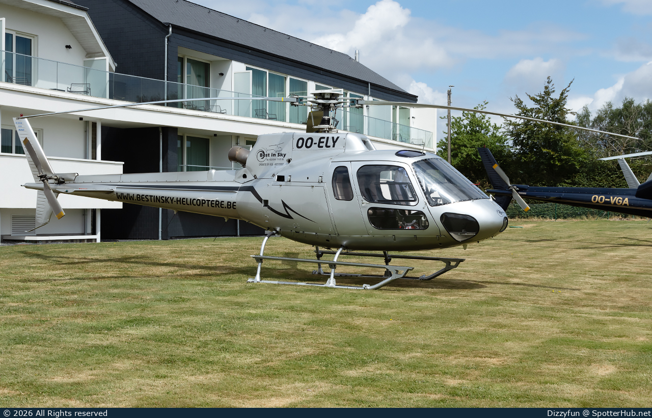 Photo of OO-ELY - Aérospatiale AS350B2 Écureuil operated by Best in Sky Hélicoptère