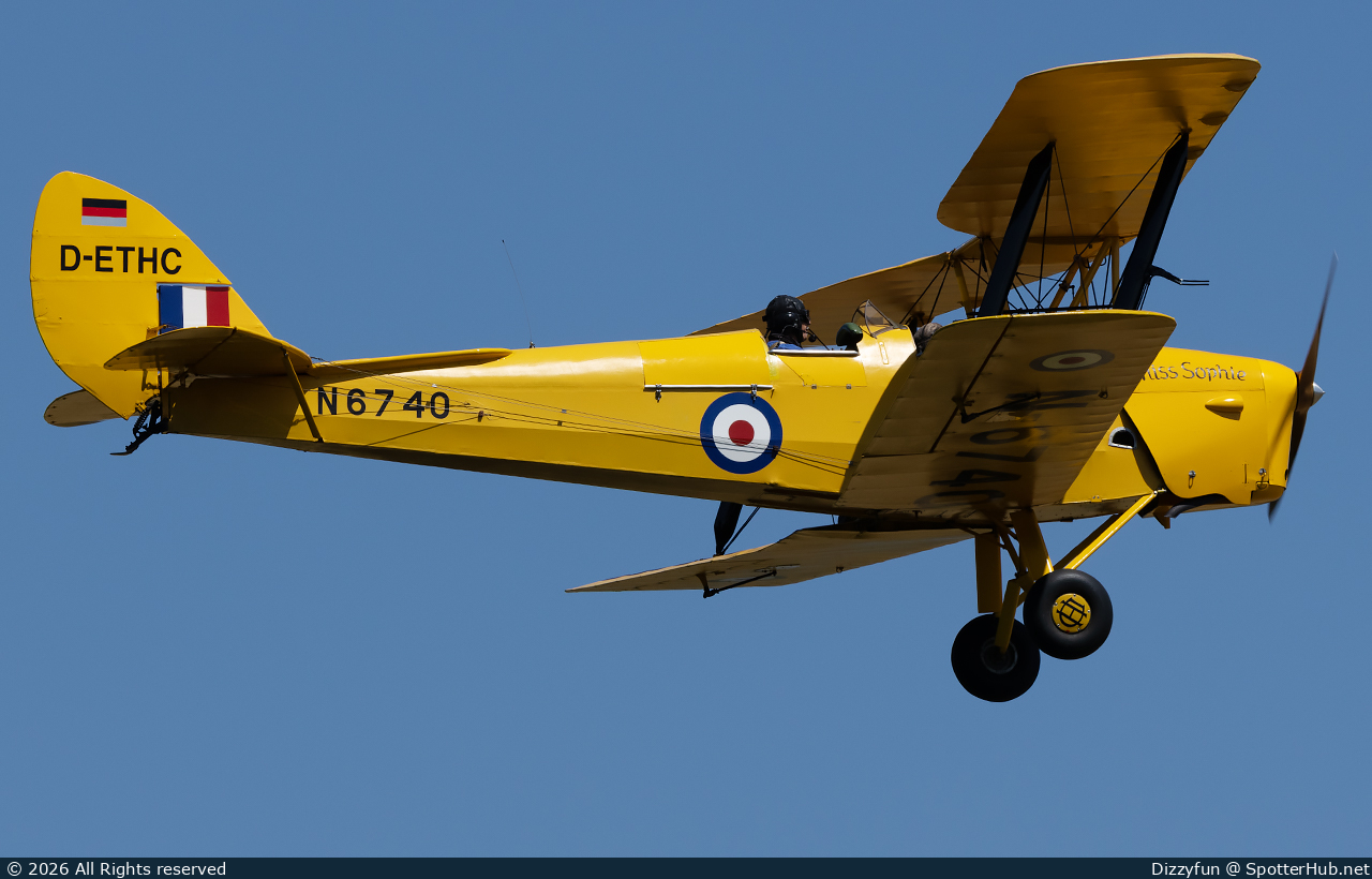 Photo of D-ETHC - De Havilland DH-82A Tiger Moth II operated by Private