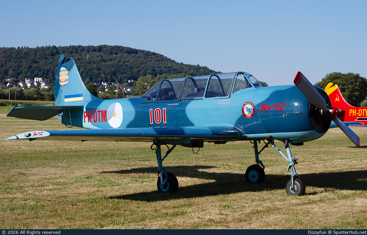 Photo of PH-DTM - Yakovlev Yak-52 operated by Dutch Thunder Yaks