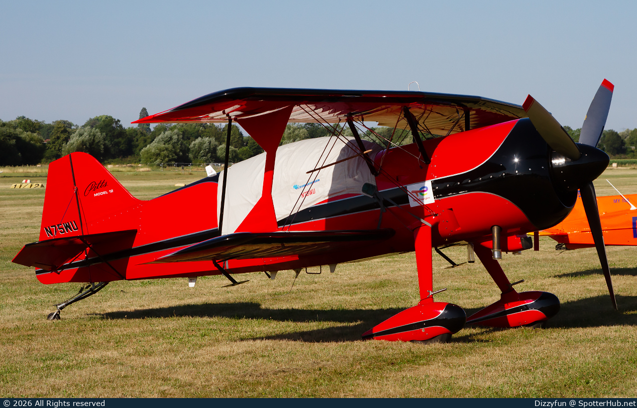 Photo of N75WU - Pitts 12 operated by Private