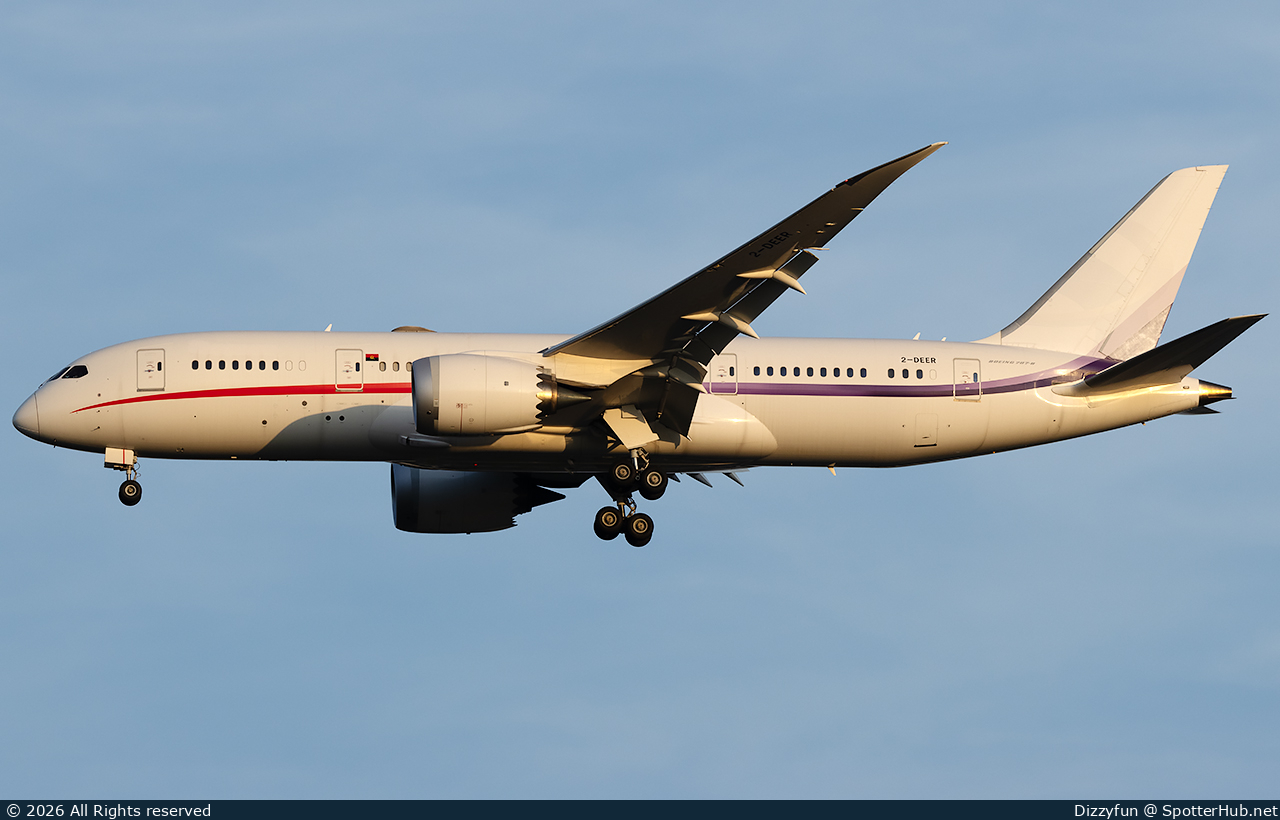 Photo of 2-DEER - Boeing 787-8 BBJ Dreamliner operated by Deer Jet