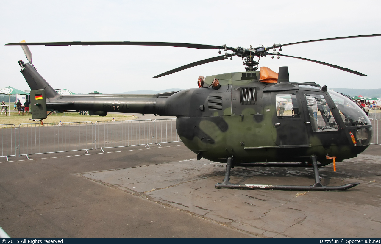Photo of 86+70 - MBB Bo 105P1M operated by German Army