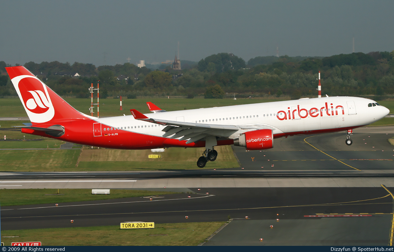 Photo of D-ALPB - Airbus A330-223 operated by Air Berlin