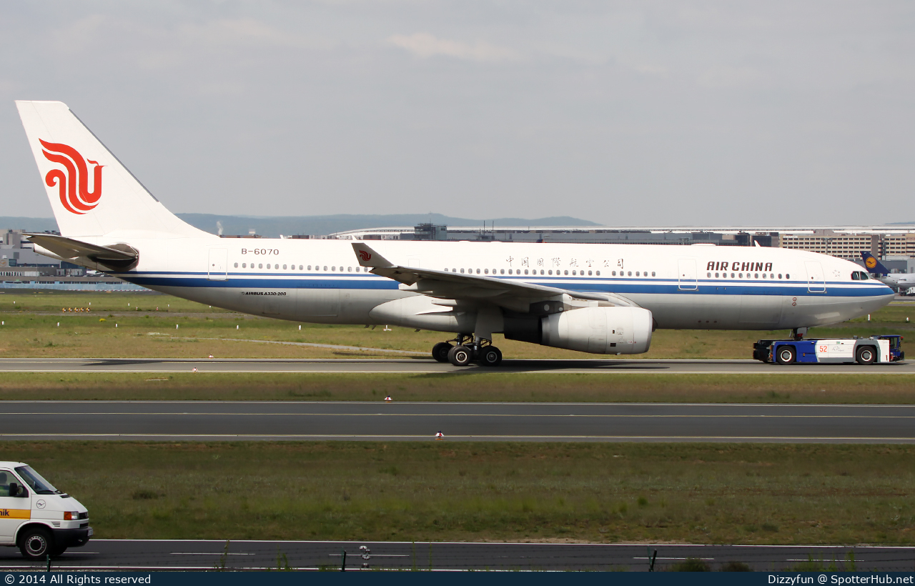 Photo of B-6070 - Airbus A330-243 operated by Air China