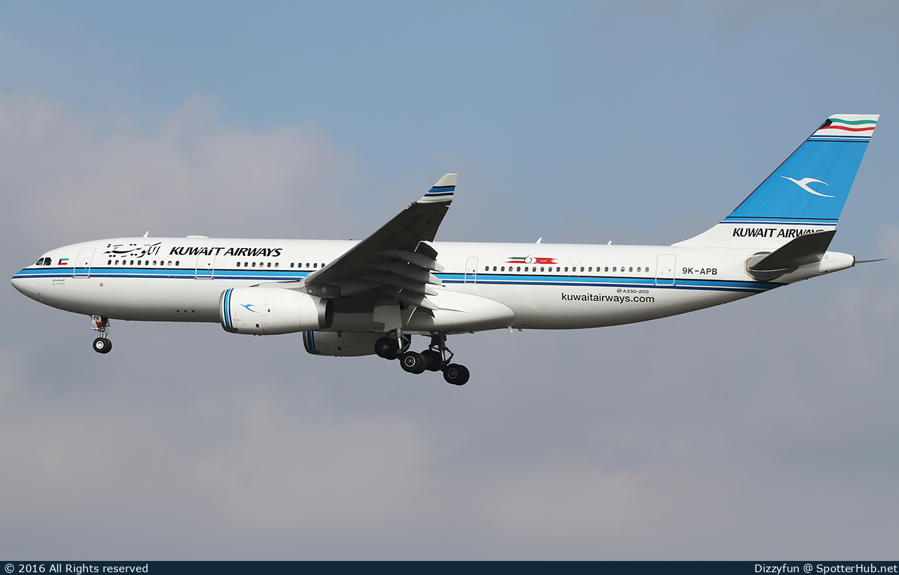 Photo of 9K-APB - Airbus A330-243 operated by Kuwait Airways