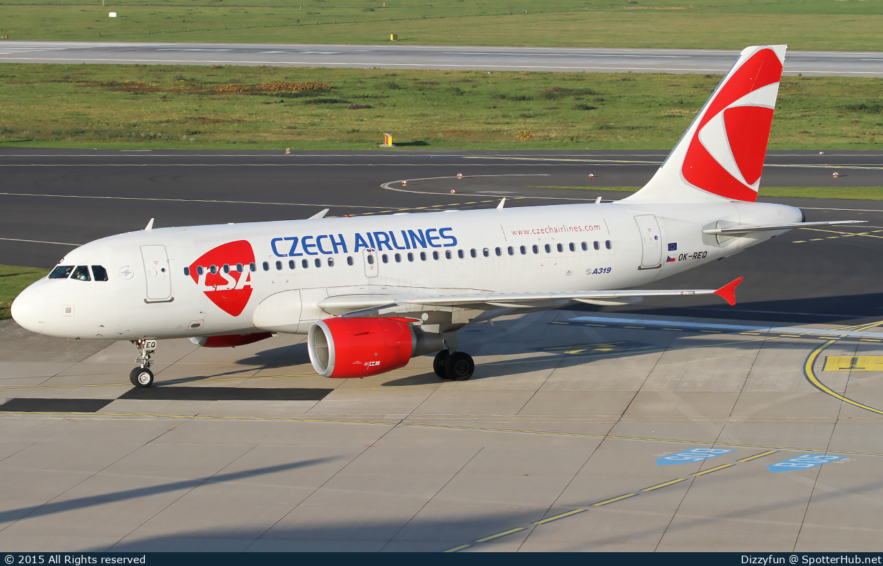 Photo of OK-REQ - Airbus A319-112 operated by CSA Czech Airlines