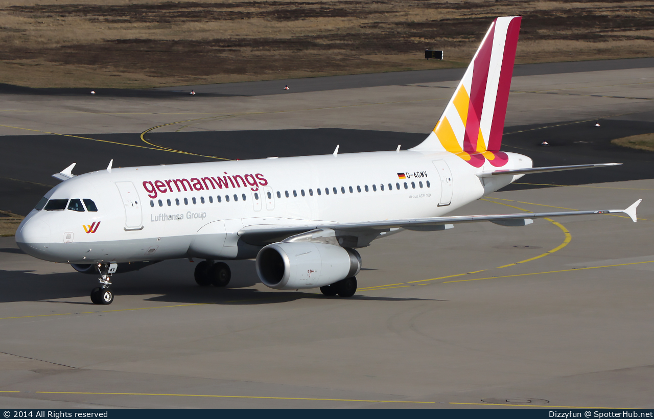 Photo of D-AGWV - Airbus A319-132 operated by Germanwings