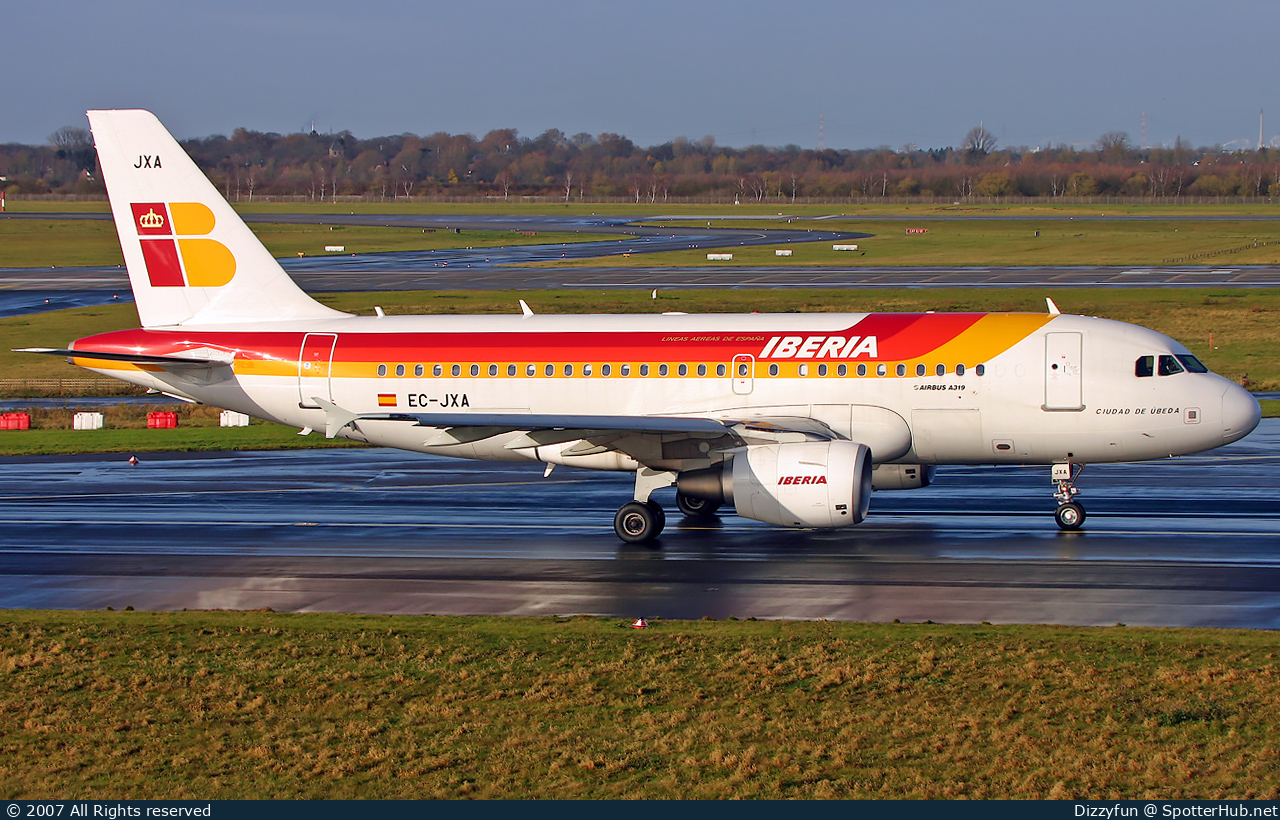 Photo of EC-JXA - Airbus A319-111 operated by Iberia