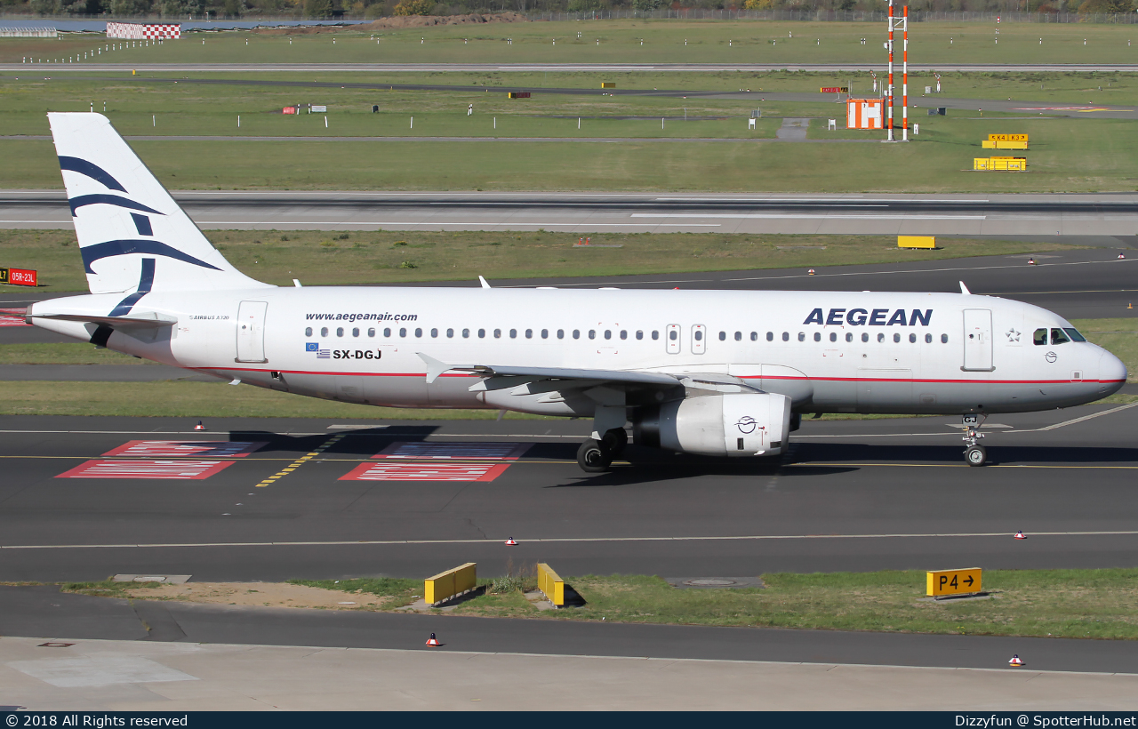 Photo of SX-DGJ - Airbus A320-232 operated by Aegean Airlines