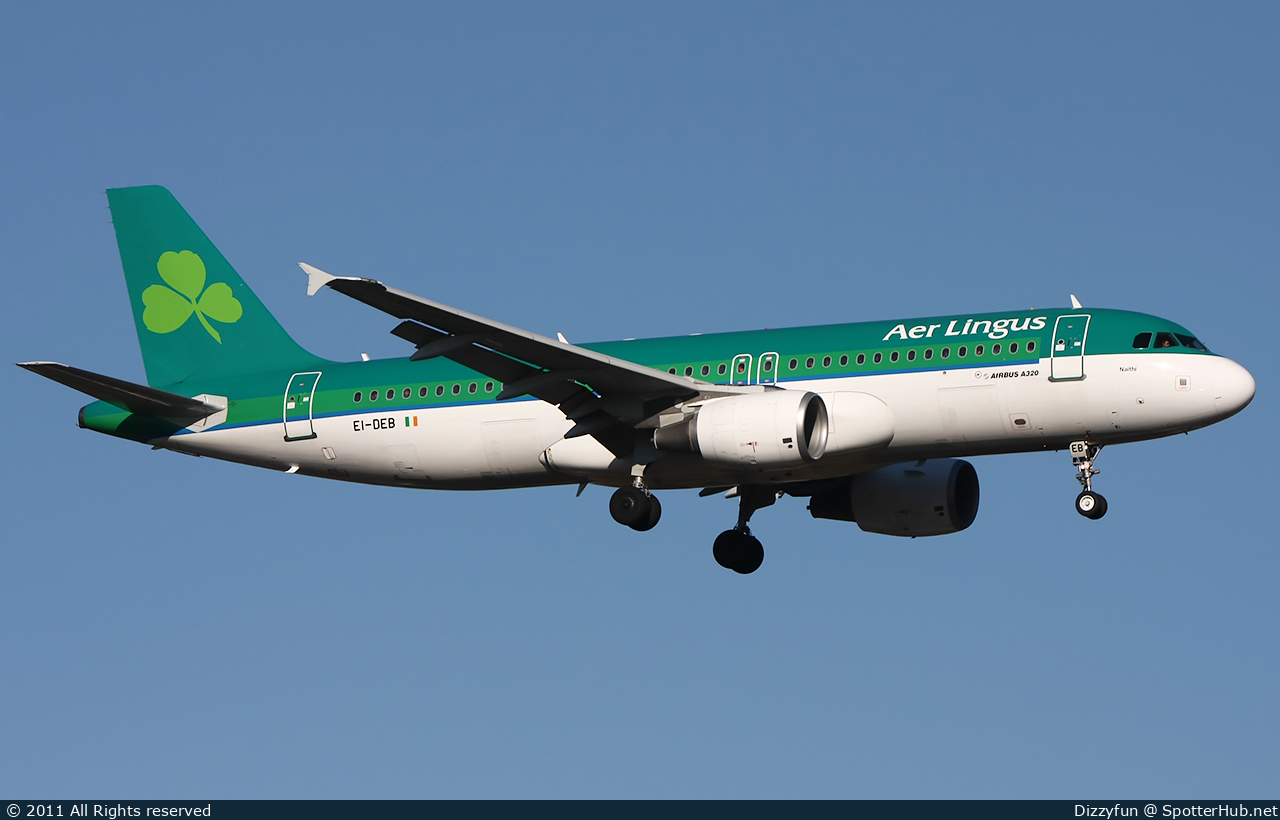 Photo of EI-DEB - Airbus A320-214 operated by Aer Lingus