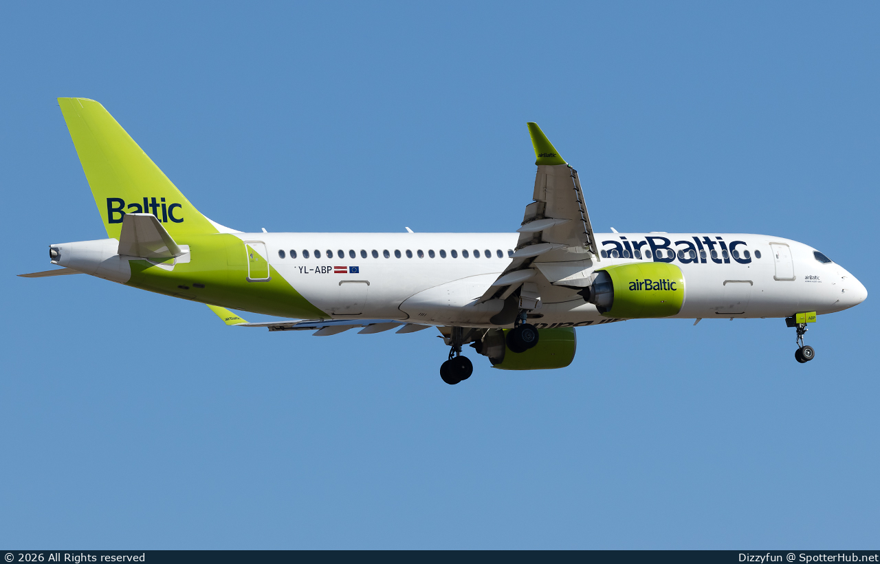 Photo of YL-ABP - Airbus A220-300 operated by airBaltic