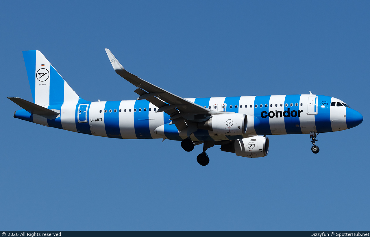 Photo of D-AICT - Airbus A320-214 operated by Condor