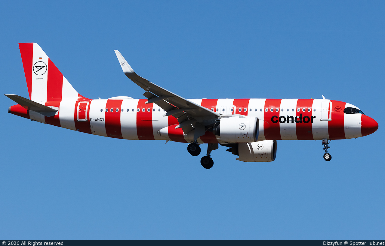 Photo of D-ANCY - Airbus A320-271N operated by Condor
