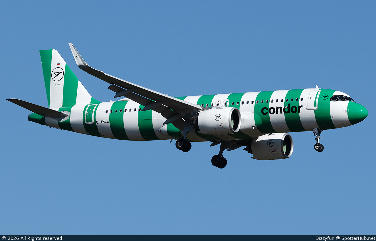 Photo of D-ANCL - Airbus A320-271N operated by Condor